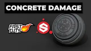 FAST TUT: Concrete Damage using only SUBSTANCE PAINTER
