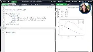 Working with Data Files in PGFPLOTS (Unlocking LaTeX Graphics - Video 40)