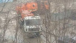 Дёргает мусоровоз в другую сторону ч.3