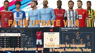 FACEPACK FIFA 19 V1.6 | FIFA 19 PATCH 2023 | ADD LEGENDARY PLAYER IN CAREER | MITOMA, GREALISH