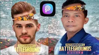 PUBG on Head  Picsart PUBG Special Creative Editing  Picsart Hallow Head Manipulation Editing