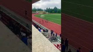 I came in 3rd in my track meet  in 100  meter race