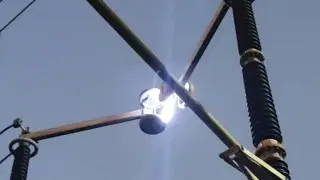 400 KV isolator/switch closing. #interesting #dangerous #shortcircuit