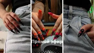 маникюр для Вероники, стемпинг, разговоры ни о чём