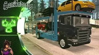 Scania P420 Car Transporter GTA San Andreas truck mod