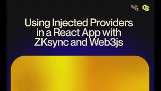 7 - How to Use Injected Providers in a React App with ZKsync & Web3.js
