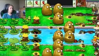 ночь и туман ➲ прохождение #8 ➲ plants vs zombies
