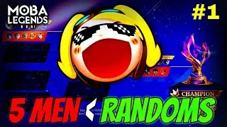 When a 5 Man Team Turns into Randoms 🤣 | Moba Legends 5V5