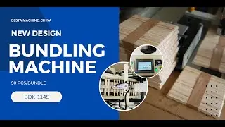 Wooden Ice Cream Stick Bundling Machine  50 PCS per bundle (BDK-114S)