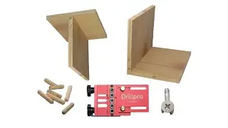 Perfectly shaped wood dowel or dowel joints with Drillpro