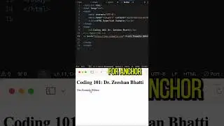 HTML Coding Q&A 10:  HOw to create Link in HTML 