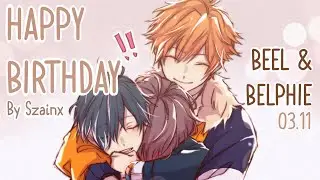 Happy Birthday, Beel and Belphie! (OBEY ME) [fancomic speedpaint]