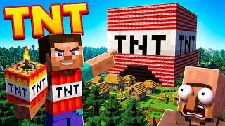 THE MOST POWERFUL TNT IN MINECRAFT: Mod Review