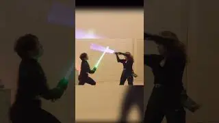 Star Wars Epic Lightsaber duel 100 Luke Skywalker v Mara Jade 