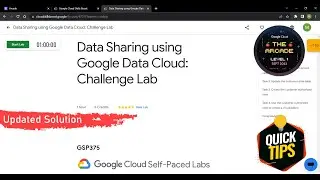 Data Sharing using Google Data Cloud: Challenge Lab | Updated Solution