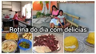 Rotina de dona de casa real//Almoço sobremesa mousse de maracujá//cuidados com o cabelo//lanche
