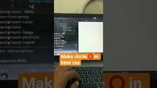How to make a circle ⭕️ in html css 