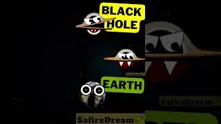 😯 EARTH NO MORE! #space  #solarsystem #blackhole