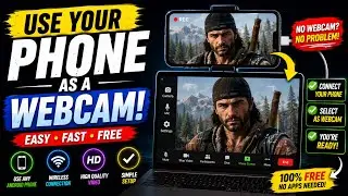 How To Use Your Phone As Webcam For Free!
