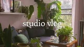Studio Vlog | A week in my life: finding my art in NYC, art supplies, client work