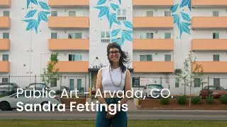 Public Art in Colorado: Sandra Fettingis Creates 'Sky Floral Flow'