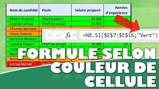 How to Count and Add by Cell Color Without VBA in Excel