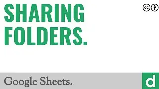 Sharing folders — Google Sheets