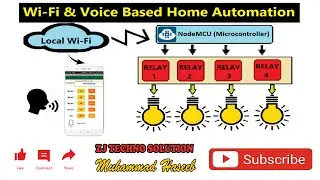 Home Automation with Voice Controlled by Using Esp8266 & Android Application FYP