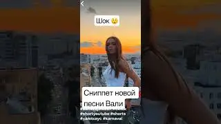 Шок😲Сниппет новой песни Вали Карнавал/Есть отсылки на машину подаренную Сашей Стоуном