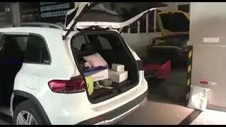 Тестируем установленный электропривод багажника Inventcar для автомобиля Mercedes-Benz GLB