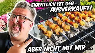 ICH TESTE DEN ALDI MANGAL SCHASCHLIK GRILL - EIGENTLICH AUSVERKAUFT, ABER ICH WEISS DA WAS ...