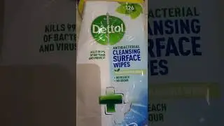 DETTOL ANTIBACTIRIAL CLEANSING SURFACE WIPES