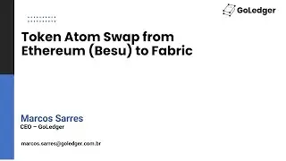 Token Atom Swap from Ethereum/Besu to Hyperledger Fabric using Hash Time Lock Contracts