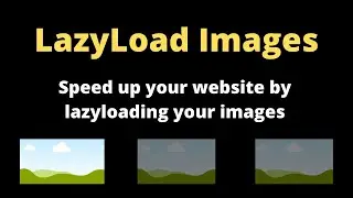 Easy Way to Lazy Load Images using HTML Only | Native Lazy Loading