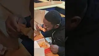 trying kfc in canada #fastfood #kfcjamaica #travelvlog #foryou #shorts