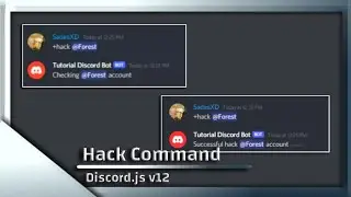 HOW TO MAKE DISCORD BOT | HACK COMMAND | #19