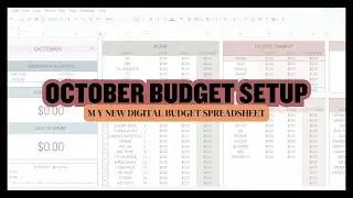 OCTOBER BUDGET SETUP| MONTHLY BUDGET| HOW I BUDGET OUR MONTHLY INCOME| TAYLORBUDGETS