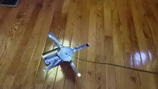 Ghanaian toy helicopter made from empty cans