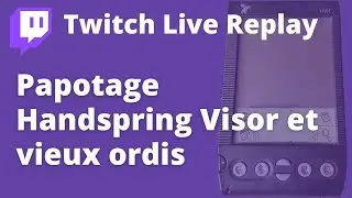 Soirée papotage avec le Handspring Visor et un vieux laptop