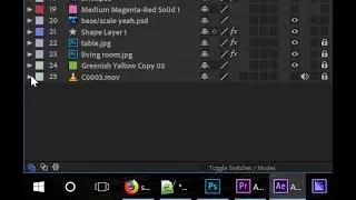 AE - Timeline layers should not jump downwards after a bottom layer is twirled closed