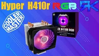 Cooler Master Hyper H410R RGB, CPU cooler review / unboxing