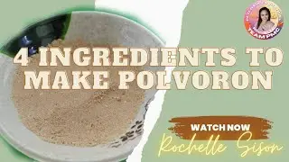 How to make Polvoron in 4 ingredients only  #trending  #viral