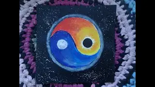 Инь и Ян | Рисуем акрилом просто
