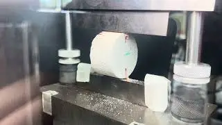 Brazilian Tensile Strength Test on Soft Rock | Rock Split in Half #education #engineering