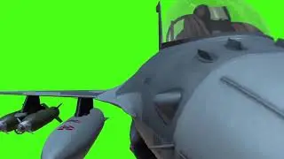 jet Fly green screen effect