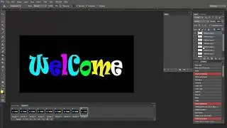 How to create Animation Text in Adobe PhotoShop CS6