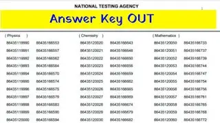 JEE Main Answer Key 2024 | Session 1 Exam Key with Question Paper