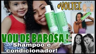 MELHOR SHAMPOO E CONDICIONADOR! | #Resenha Vou de Babosa , Griffus.