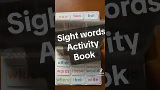 Sight words activity book, Pre primer sight words, Preschool, Prek, Kindergarten