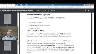 60 Loss less compression Algorithm 1  Run   Length Encoding